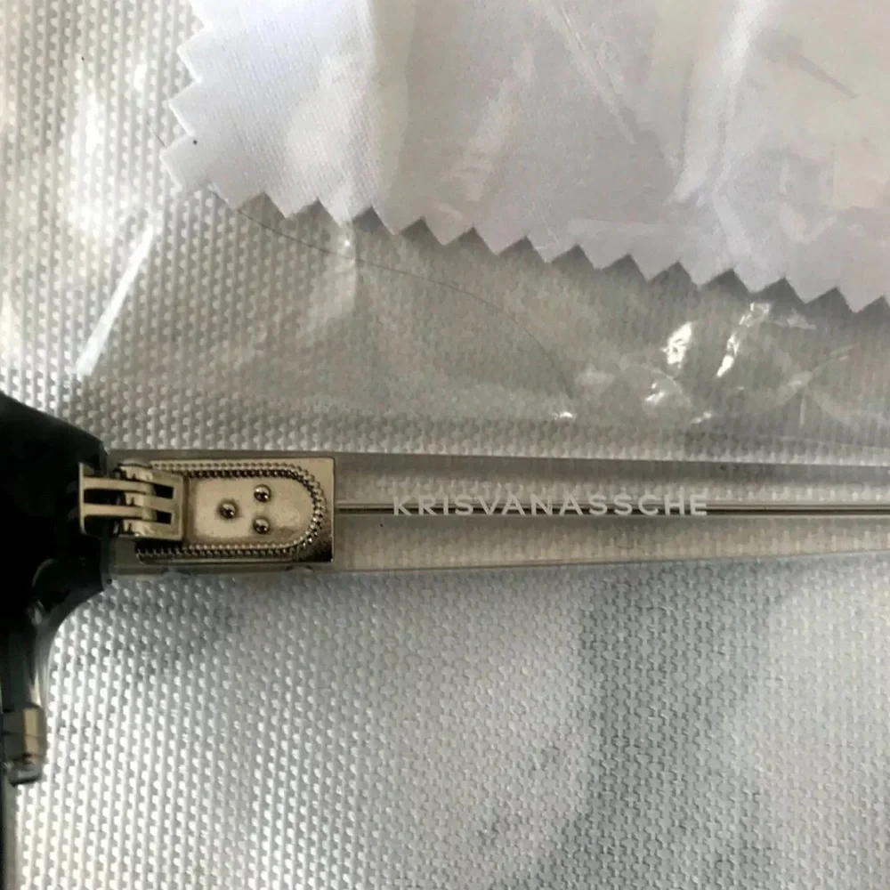 Kris Van Linda Farrow X Round Frame Sunglasses - Picture 8 of 10